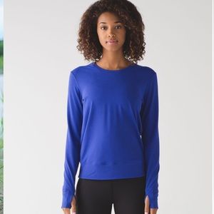 NWT Lululemon Rush Hour Long Sleeve 10 Blue